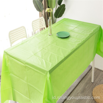 Dinning Disposable Rectangle PE Table Cover